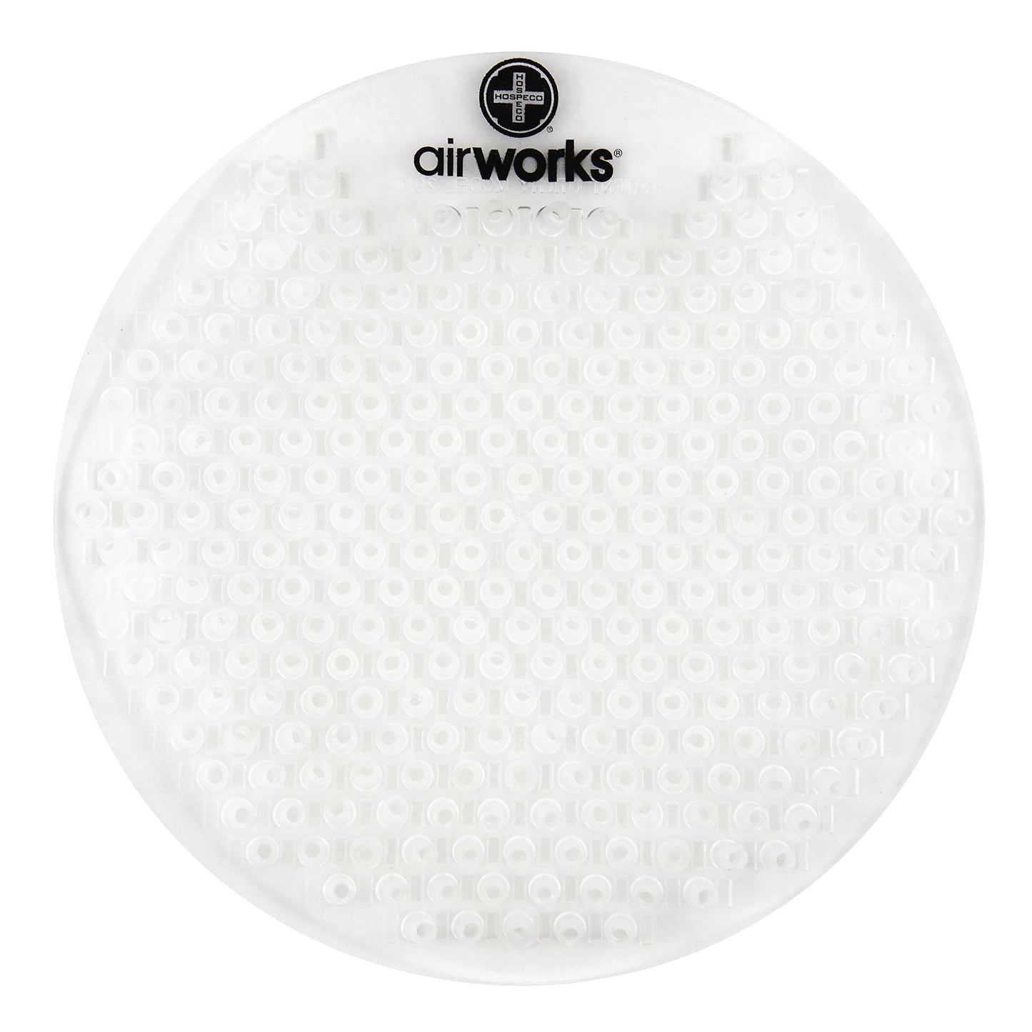 airworks AWSFUS233-BX Splash Free Urinal Screen, Sunburst, 0.22 lb, 8" Height, 6" Width, Clear (Pack of 10)